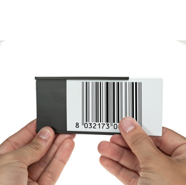 Portaetichette magnetico - 40x75 mm - grigio - markin - conf. 20 pezzi