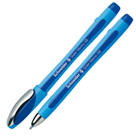 Penna a sfera slider memo - punta xb - blu  - schneider