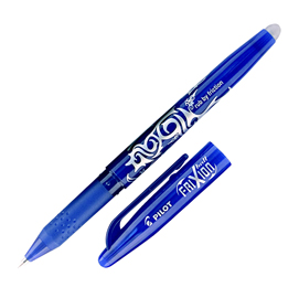 Penna a sfera a scatto frixionball clicker - punta 0,5mm - blu - pilot
