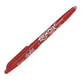 Penna a sfera a scatto frixionball clicker - punta 0,5mm - rosso - pilot