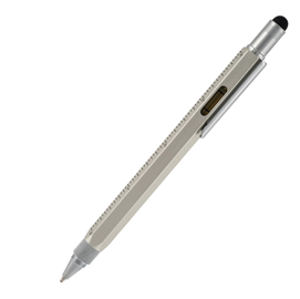 Portamine tool pen - punta 0,9mm - argento - monteverde
