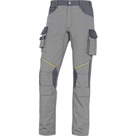 Pantalone da lavoro mach 2 corporate - twill/poliestere/cotone - taglia xl - grigio chiaro/grigio scuro - delta plus