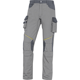 Pantalone da lavoro mach 2 - twill/poliestere/cotone - taglia xxl - grigio chiaro/grigio scuro - deltaplus
 - deltaplus