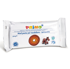Pasta da modellare - 500gr - terracotta - primo