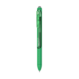 Penna a sfera a scatto inkjoy gel  - punta 0,7mm - verde - papermate
