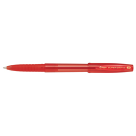 Penna a sfera supergrip g con cappuccio - punta 1,0mm - rosso  - pilot