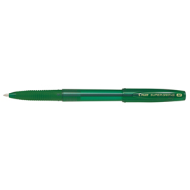 Penna a sfera supergrip g con cappuccio  - punta 1,0mm - verde - pilot