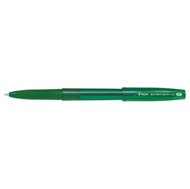 Penna a sfera supergrip g con cappuccio  - punta 0,7mm - verde - pilot