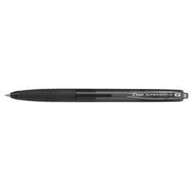 Penna a scatto supergrip g  - punta 0,7mm - nero - pilot