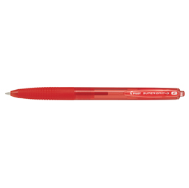Penna a scatto supergrip g  - punta 0,7mm - rosso - pilot