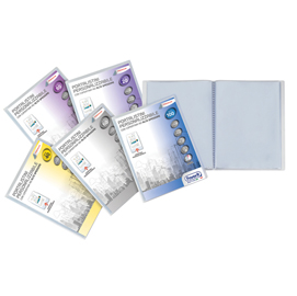Portalistini personalizzabile premium - liscio - 22x30 cm - 80 buste - trasparente - favorit