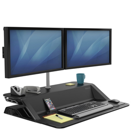 Postazione di lavoro sit stand lotus™ - nero - fellowes