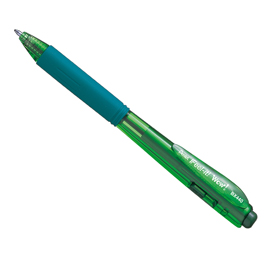 Penna a sfera a scatto feel it - verde - punta 1,0mm - pentel