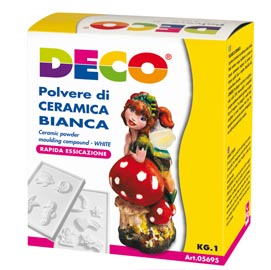 Polvere di ceramica bianca - 1kg - cwr