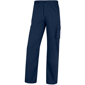 Pantalone da lavoro palaos paligpa - cotone - taglia xl - blu - deltaplus
