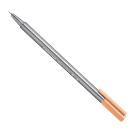 Penna fineliner triplus - tratto 0,30mm - pesca - staedtler