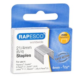 Punti in metallo - 21/4 (6/4) - metallo - rapesco - conf. 2000 pezzi