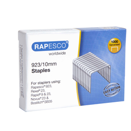 Punti in metallo - 23/10 - metallo - rapesco - conf. 1000 pezzi