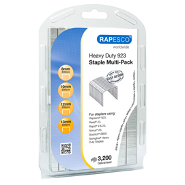 Punti assortiti - tipo 23 - metallo - rapesco - conf. 3200 pezzi