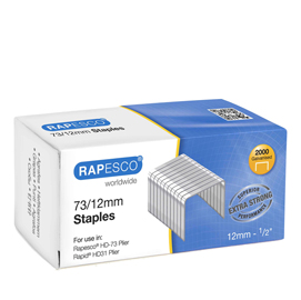 Punti in metallo - 73/12 - metallo - rapesco - conf. 2000 pezzi