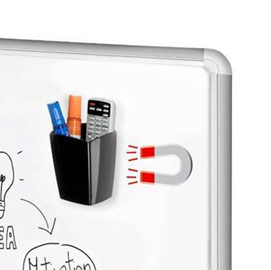 Portapennarelli magnetico - nero - cep