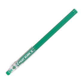 Penna a sfera cancellabile kleer - punta 0,7mm - verde - pilot