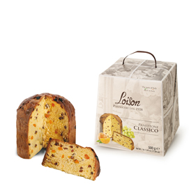 Panettone classico, tutto burro, in astuccio 500g loison