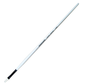 Pennello setola naturale graduate lingua di gatto - manico lungo - n. 4 - daler rowney