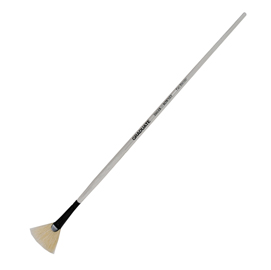 Pennello sintetico graduate ventaglio - manico corto - n. 4 - daler rowney