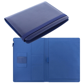 Portablocco metropol - similpelle - 32x24,5x2,6cm - navy - filofax