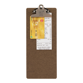 Porta conto -  in legno - 27,7x11,4 cm - securit