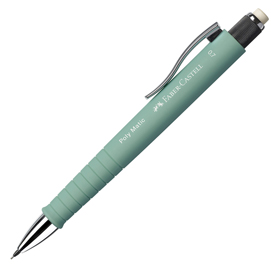 Portamine poly matic - mina 0,7 mm - fusto verde menta - faber-castell