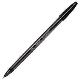 Penna a sfera con cappuccio cristal® exact - punta 0,7 mm - nero - 20 pz - bic®