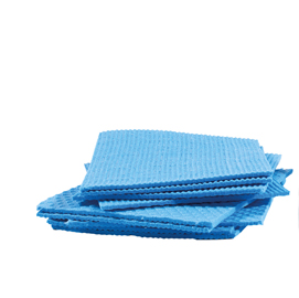 Pannospugna aquos - 18x20 cm - azzurro - perfetto - pack 10 pezzi