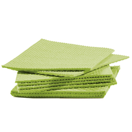 Pannospugna aquos - 18x20 cm - verde - perfetto - pack 10 pezzi