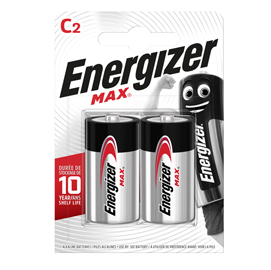 Pile c mezza torcia - 1,5v - energizer max - conf. 2 pezzi