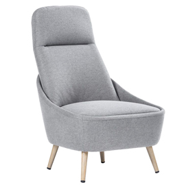 Poltrona memphis - grigio chiaro - serena group