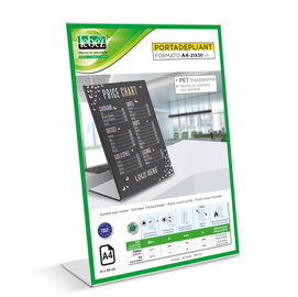 Portadepliant con base a l - a4 - 21x30 cm - lebez