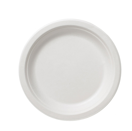 Piatti piani rotondi bio - diametro 225 mm - leone - conf. 50 pezzi