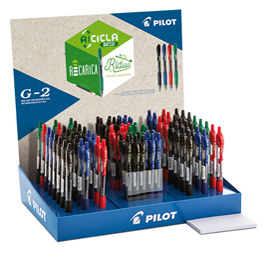 Penne g-2 - punta 0,7 mm - colori assortiti - pilot - expo 84 penne