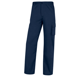 Pantalone da lavoro palaos - cotone - taglia s - blu - deltaplus