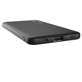 Powerbank ultrasottile primo - 5.000 mah - nero - trust