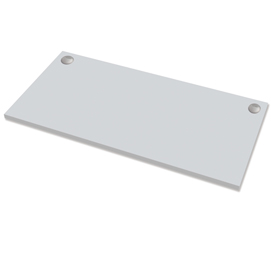 Piano di lavoro per scrivania cambio - 140x80x2,5 cm - grigio - fellowes
