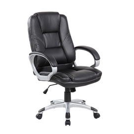 Poltrona direzionale boston - nero - serena group