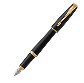 Penna stilo urban muted black gt - punta media - parker