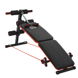 Panca addominali pieghevole homcom