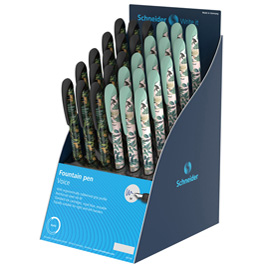 Penne stilografiche voice -  colori assortiti - schneider - expo 30 pezzi