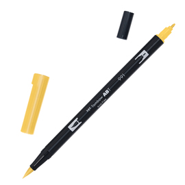 Pennarello dual brush n991 - light ochre - tombow