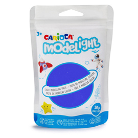 Pasta model light - 50 gr - blu - carioca