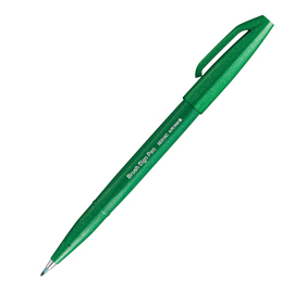 Pennarello sign pen - verde - pentel